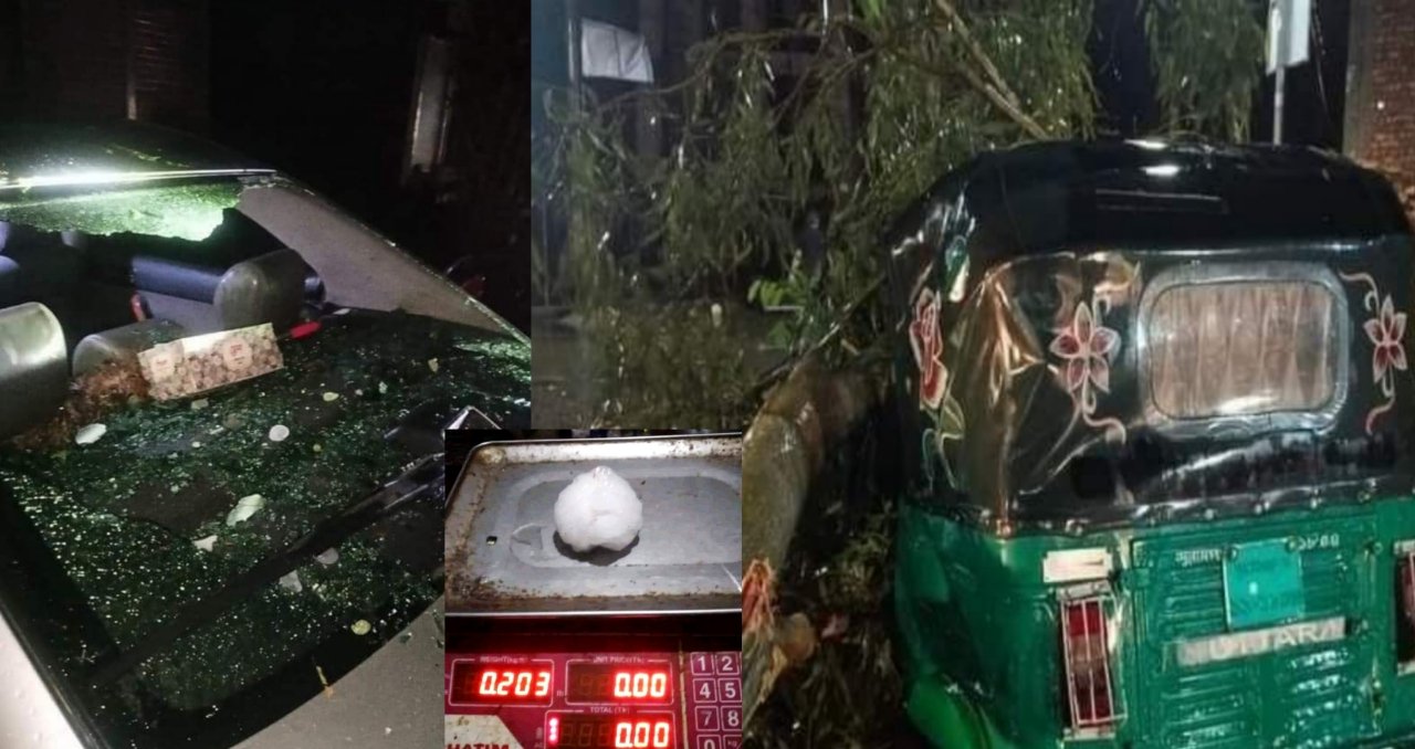 ঝড় ও শিলাবৃষ্টি